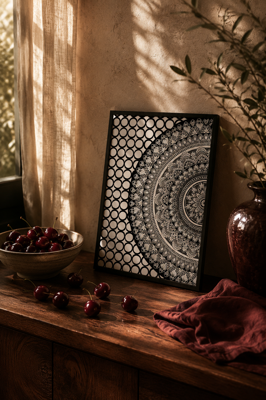Boundless — Original Hand-Drawn Mandala Art Print