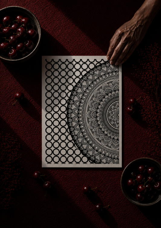 Boundless — Original Hand-Drawn Mandala Art Print