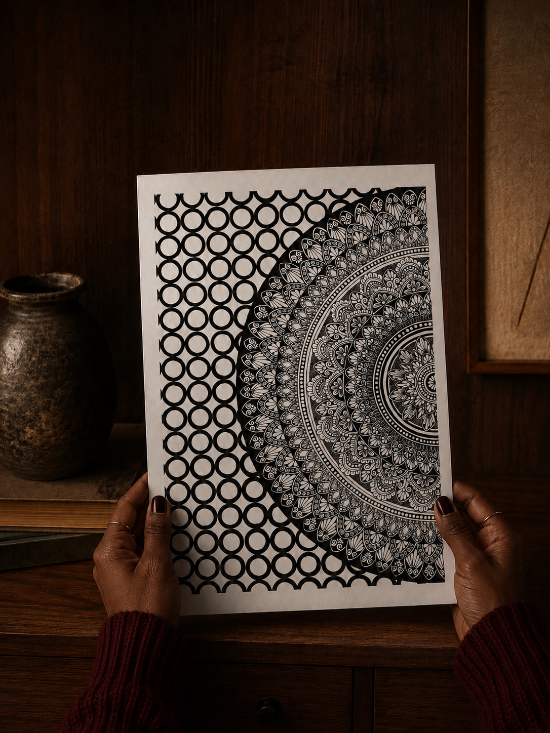 Boundless — Original Hand-Drawn Mandala Art Print